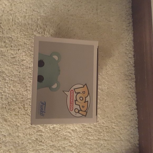 Wish Bear Care Bear Funko ** Limited Edition Chase Flocked Edition Brand New - Picture 6 of 6